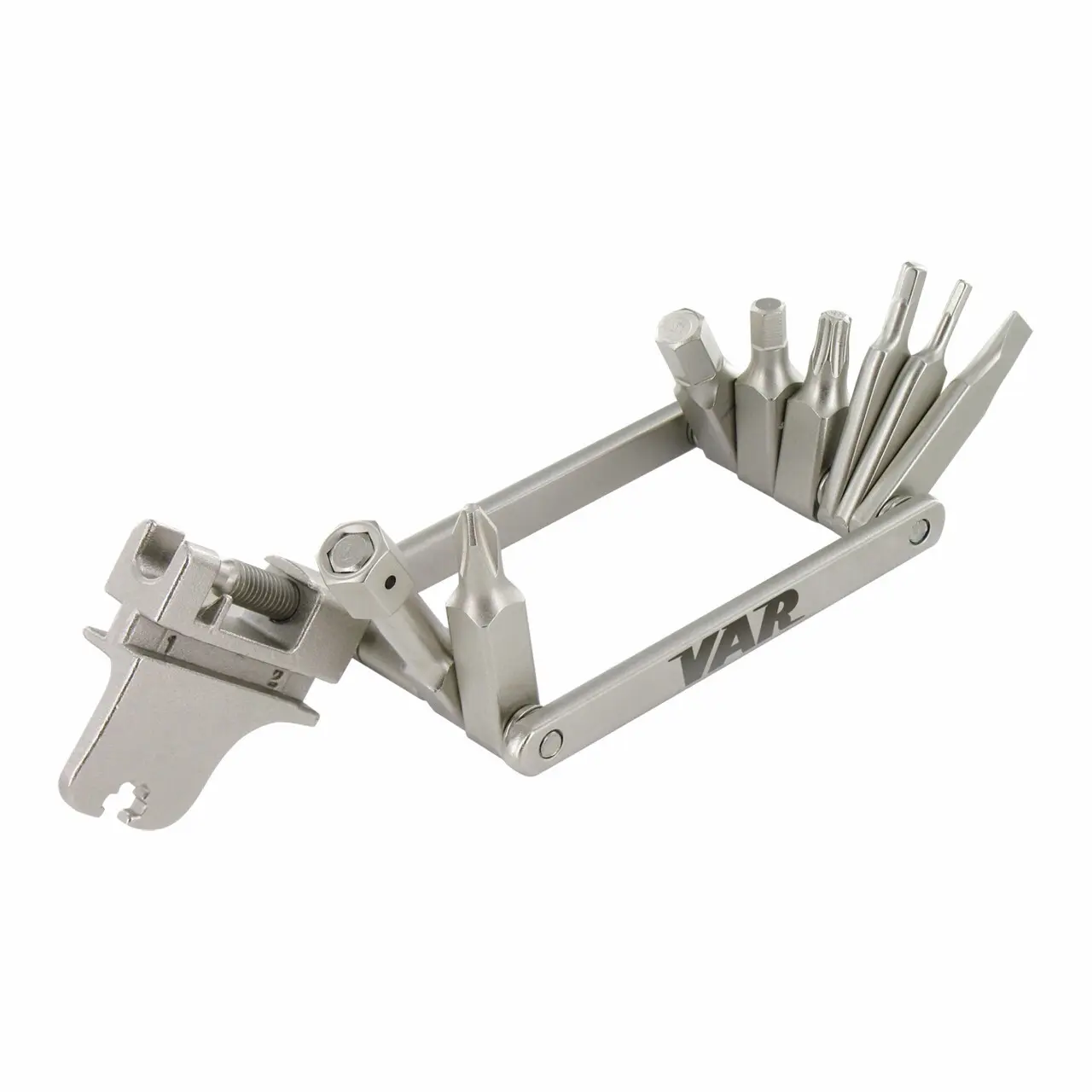 Var Unisex Argenté Outil Multifonction Vélo Compact 8