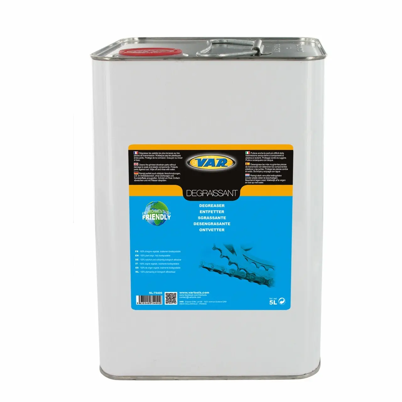 Velo Store - UK Biodegradable steel chain degreaser Var | Extra 10% off with Subscription, Postage £16.79 to UK Fedex.