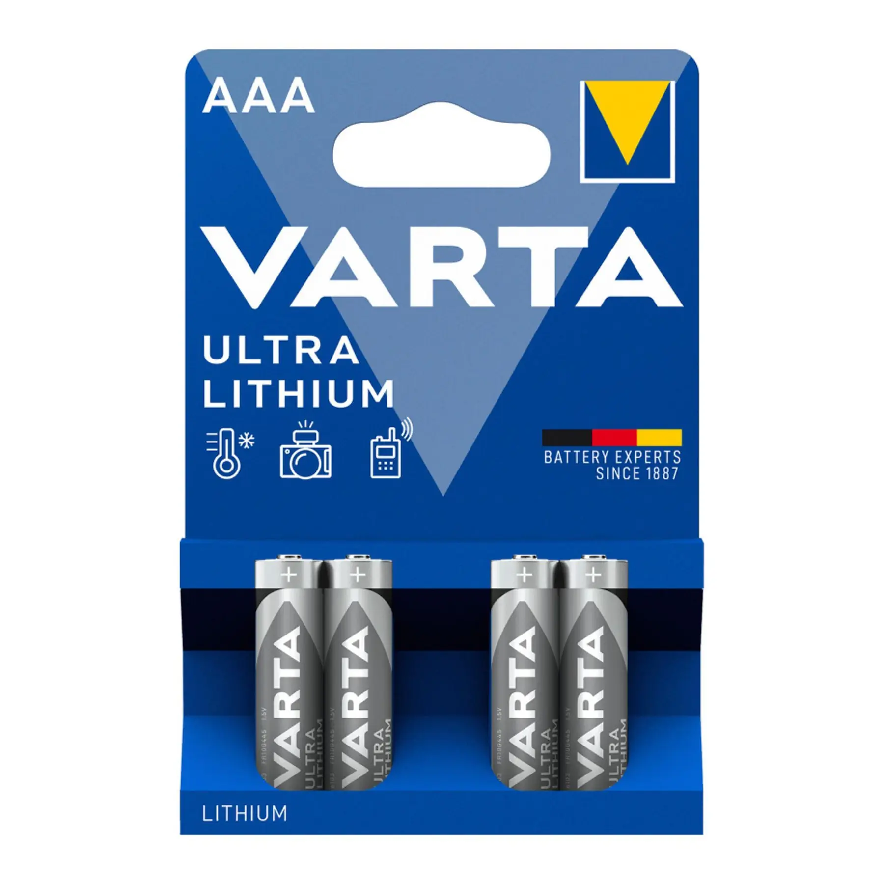 Batteria Varta lithium LR03 AAA (x4)