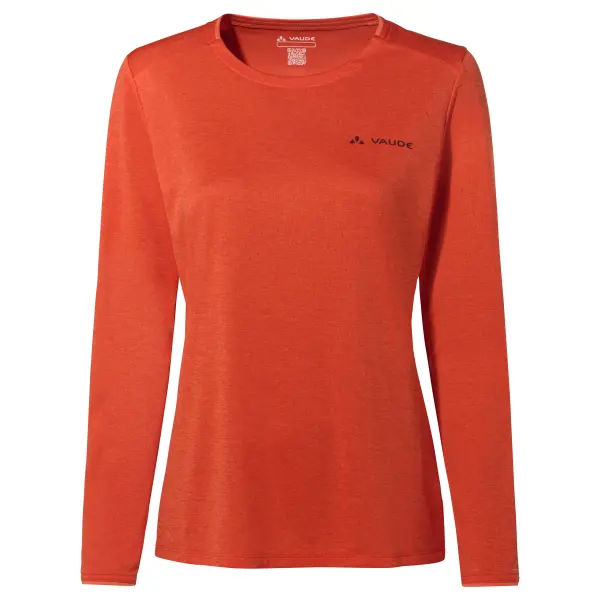 VAUDE Essential LS T-shirt, functioneel shirt, dames outdoor sport-t-shirt. Regular fit