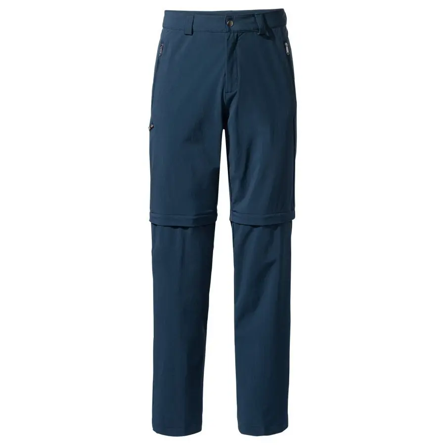 Vaude Men's Bleu Stretch Trousers Farley Zo Ii