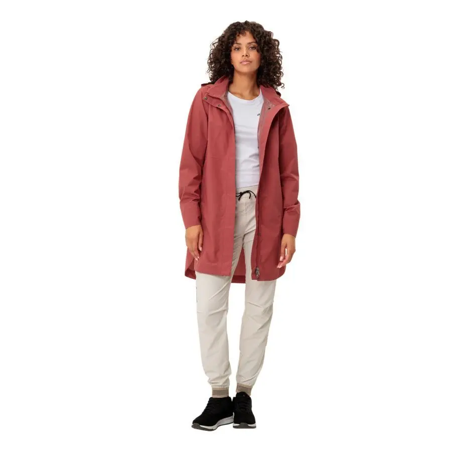 Vaude Giacca con Cappuccio Donna - Valsorda Fleece - pastel blue