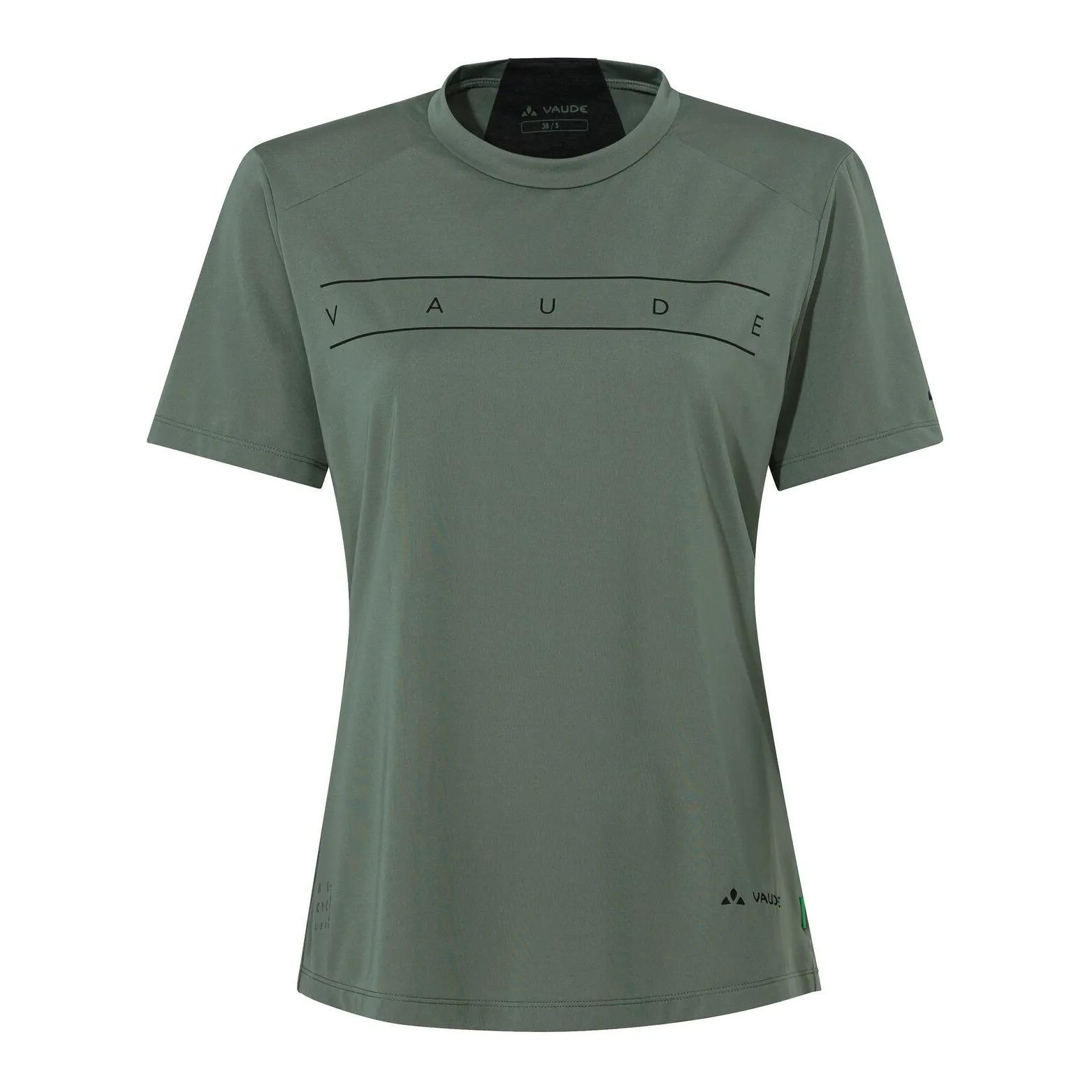 Velo Store - UK Vaude Women's T-shirt VAUDE Qimsa Logo | Extra 10% off with Subscription, Postage £16.79 to UK Fedex.