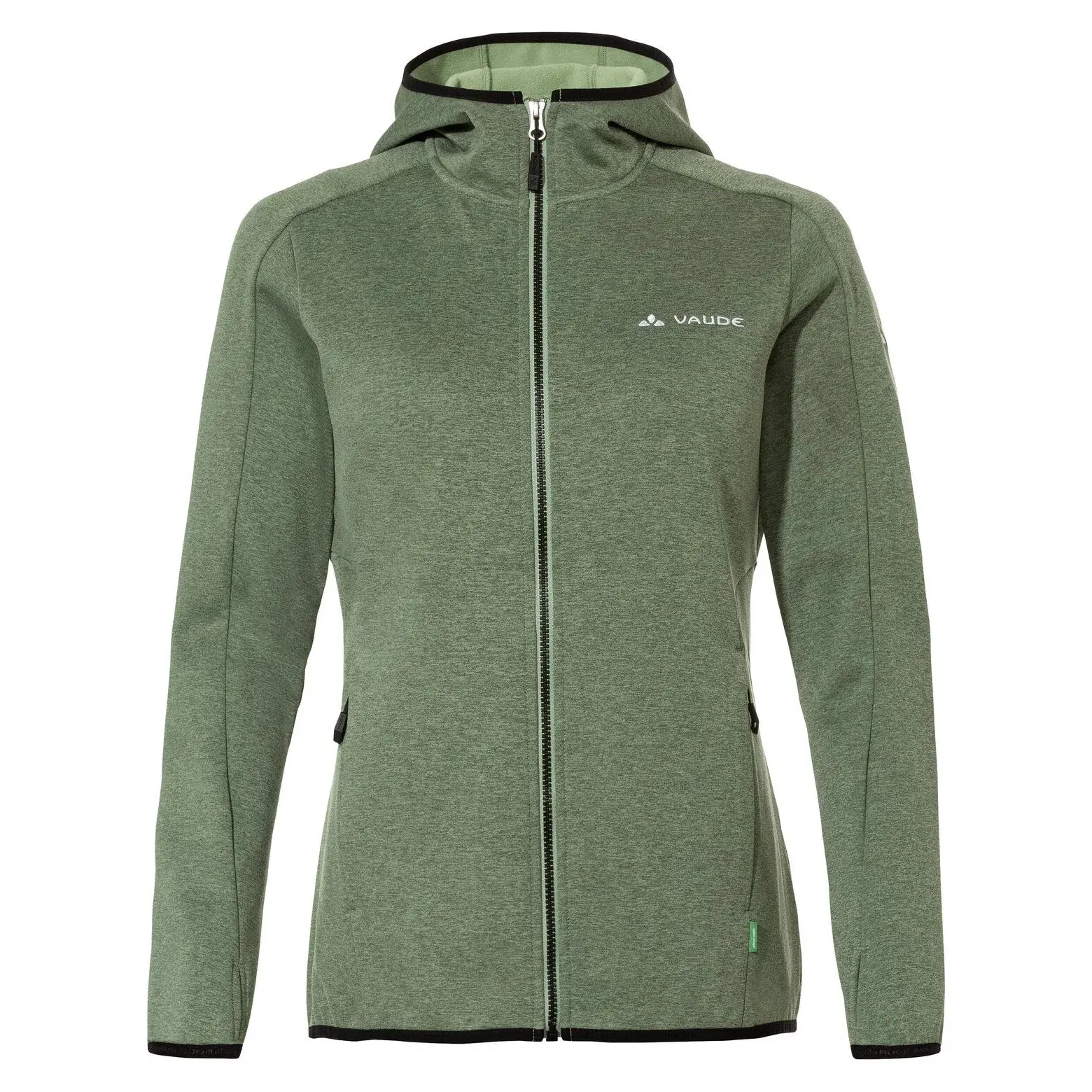 Pile donna con cappuccio e zip VAUDE Valsorda