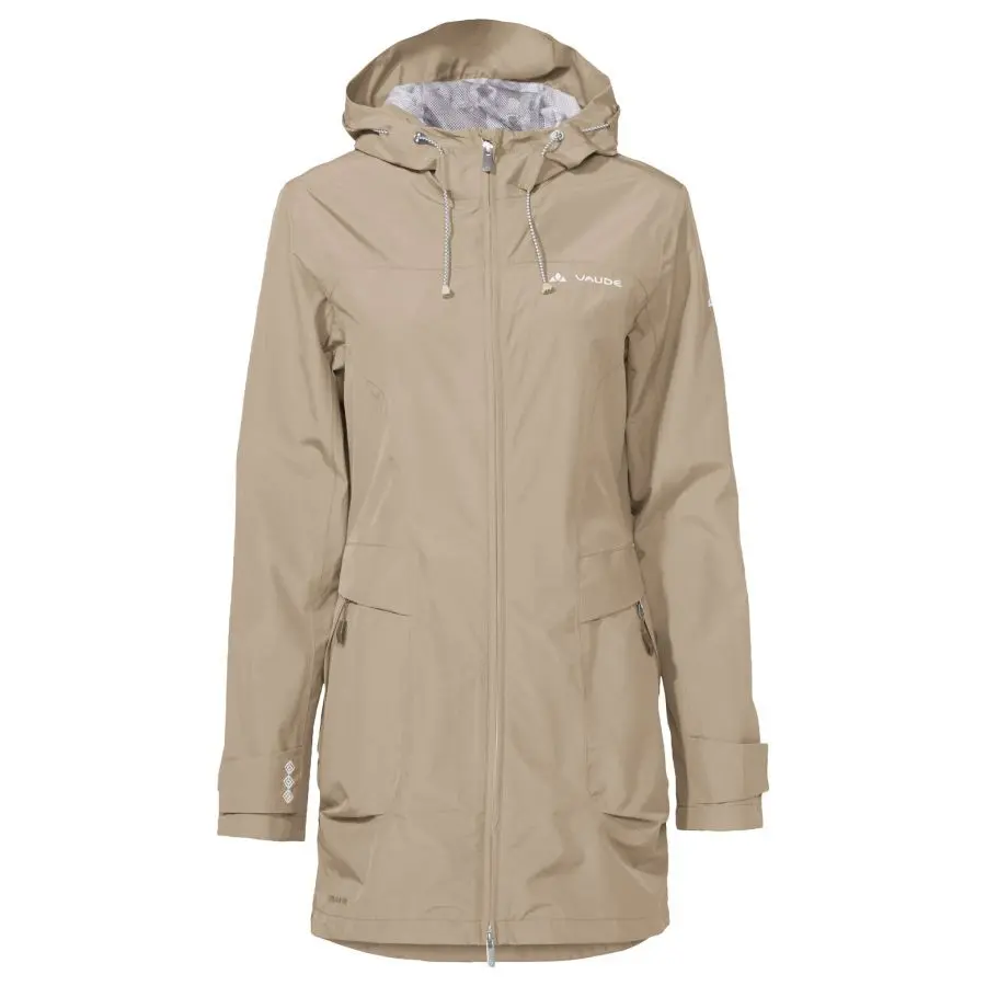 Vaude Women's Beige Parka Skomer Ii
