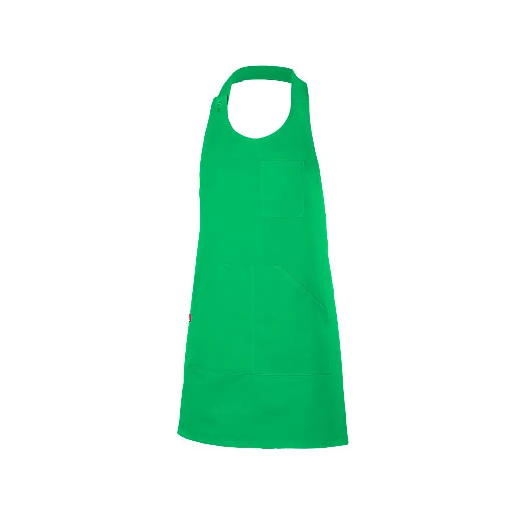 Velilla Unisex Vert Buttoned Bib Apron