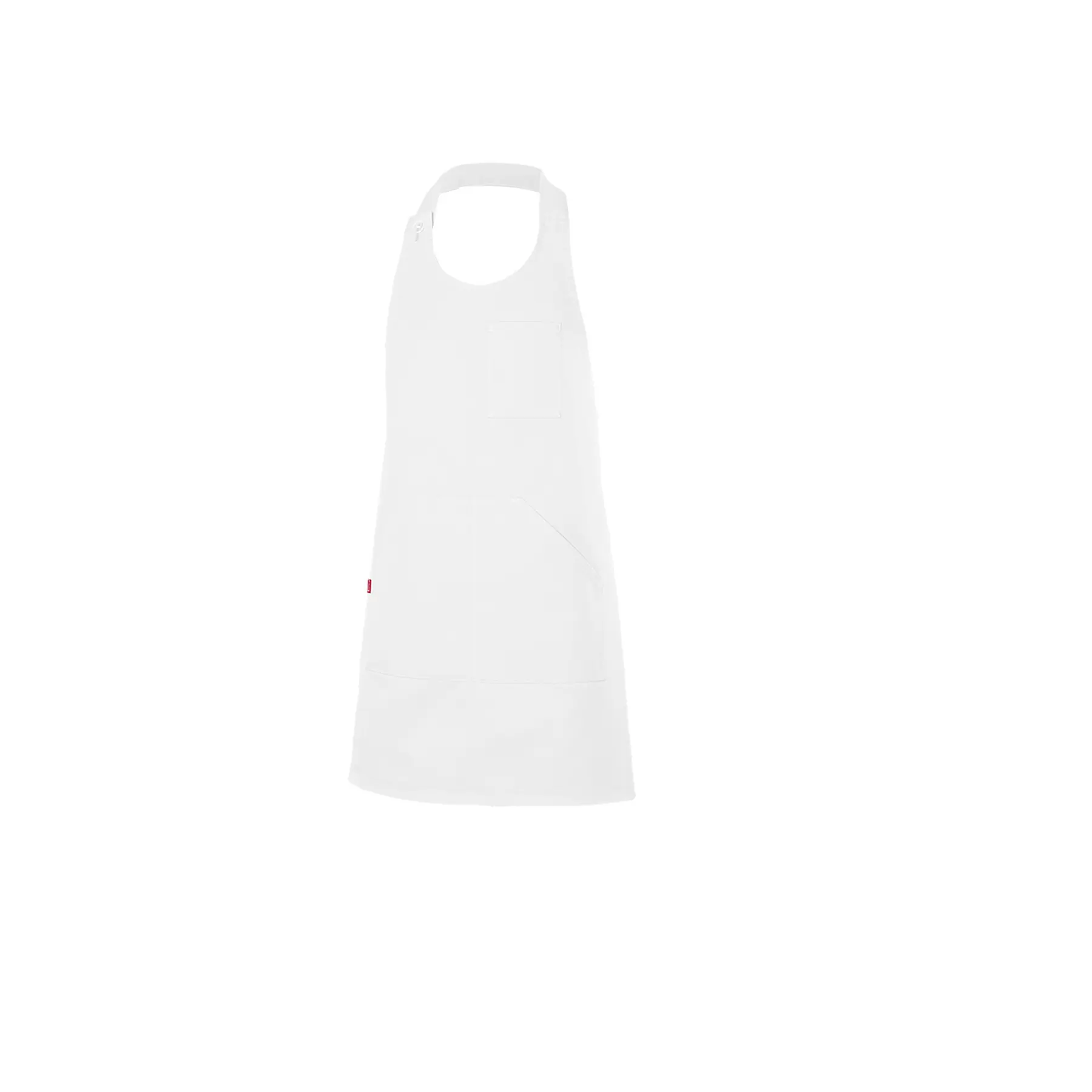 Buttoned bib apron Velilla