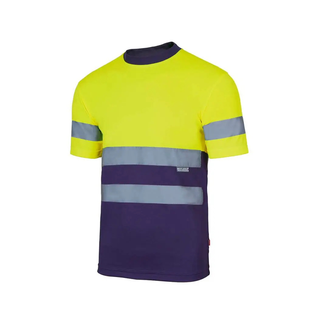 Zweifarbiges Hochsichtbares Funktions-T-Shirt Velilla