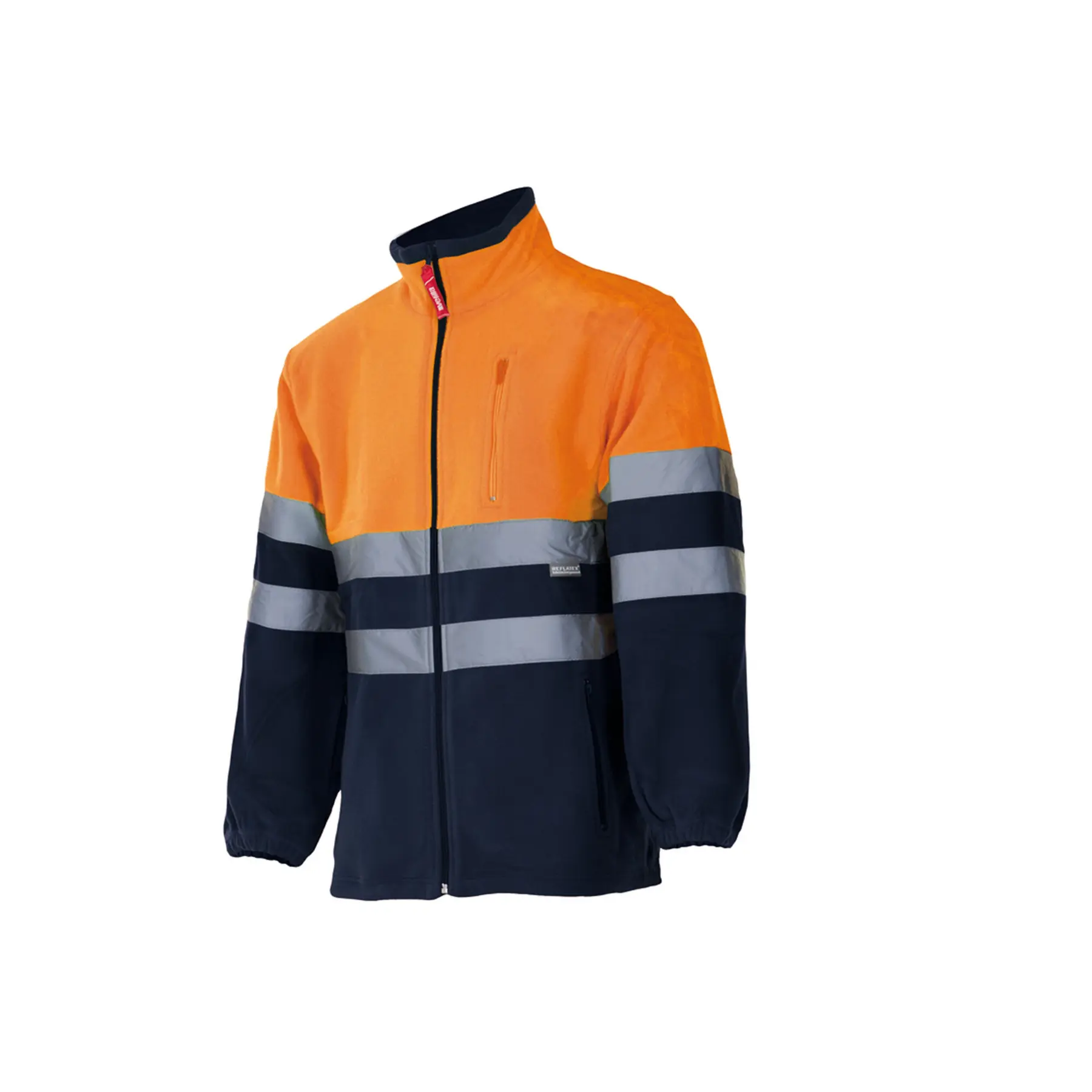 Bicolor Hochsichtbare Fleecejacke Velilla