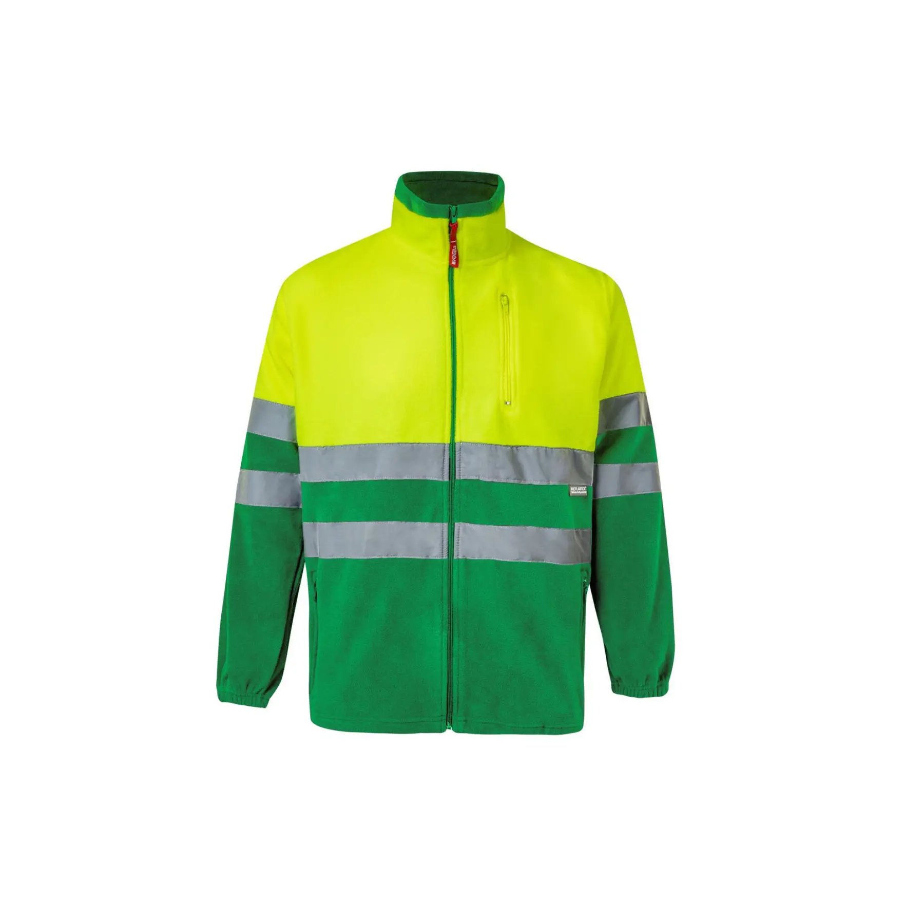 Bicolor Hochsichtbare Fleecejacke Velilla