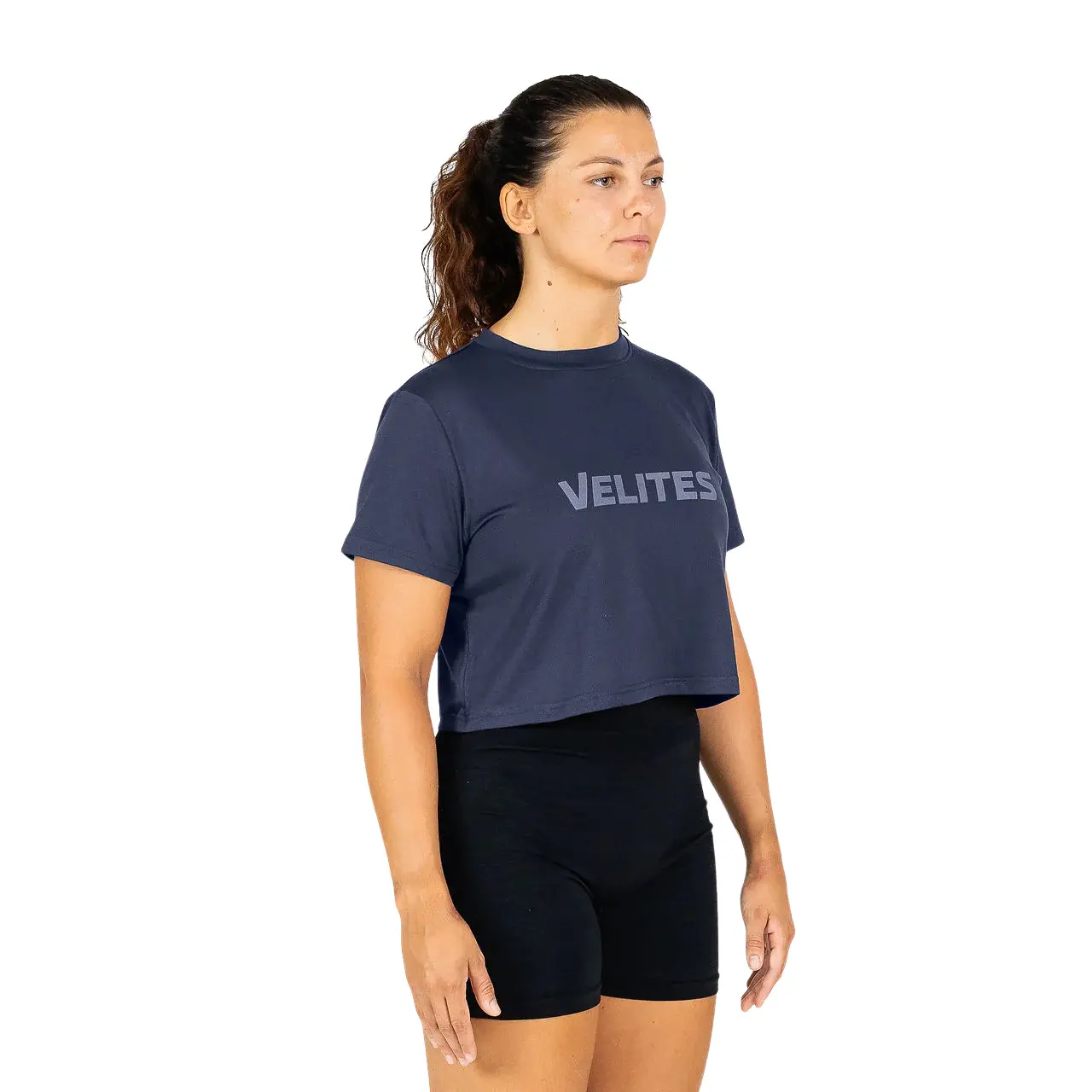 T-shirt crop femme Velites Holo