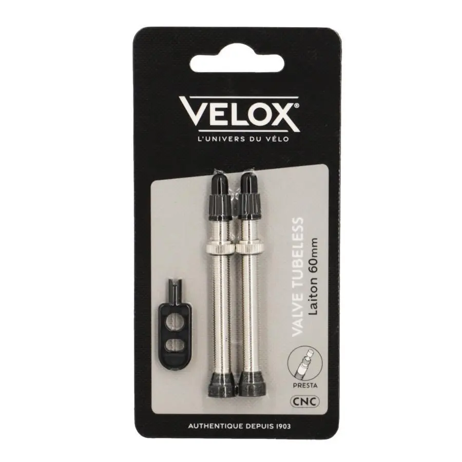 Valvola tubeless ottone Velox (x2)