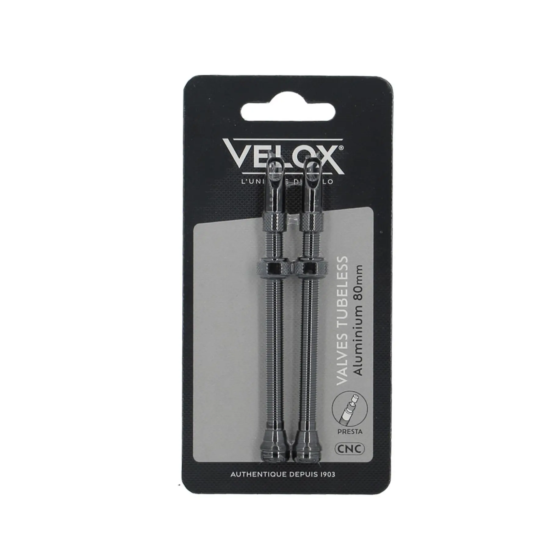 Valvola tubeless in alluminio Velox (x2)