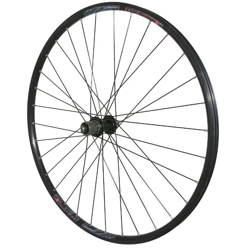 Image of Hinterrad Alu Nabe Kassette Speiche Edelstahl Felgenschloss Doppelwandige Speichen mit Öse Velox M820 Disc Shimano Acera M3050 Centerlock Type Shimano 11-10-9V. 19C 32