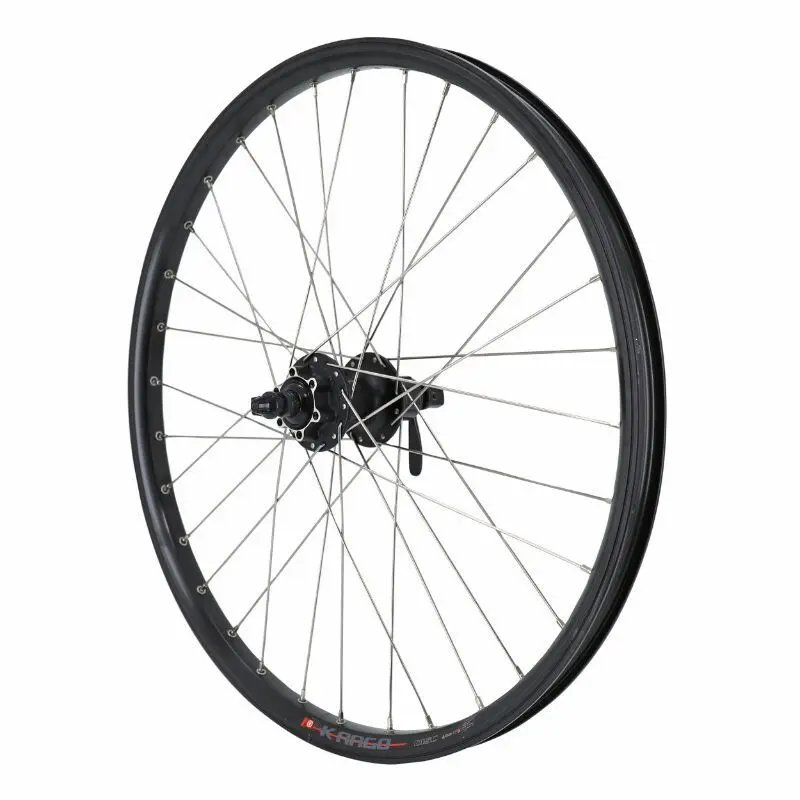 Velo Store - UK Wheel- e-bike rear double wall with eyelets cassette hub 6 hole lock (reinforced) stainless steel rim spokes Velox Kargo Disc V-Brake Shimano M475 Disc 25C 32 | Extra 10% off with Subscription, Postage £16.79 to UK Fedex.