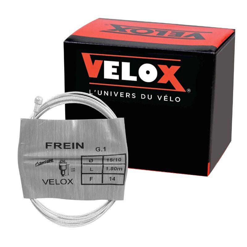 Velo Store - UK Box of 25 brake cables road-city galva Velox 1.8 m | Extra 10% off with Subscription, Postage £16.79 to UK Fedex.