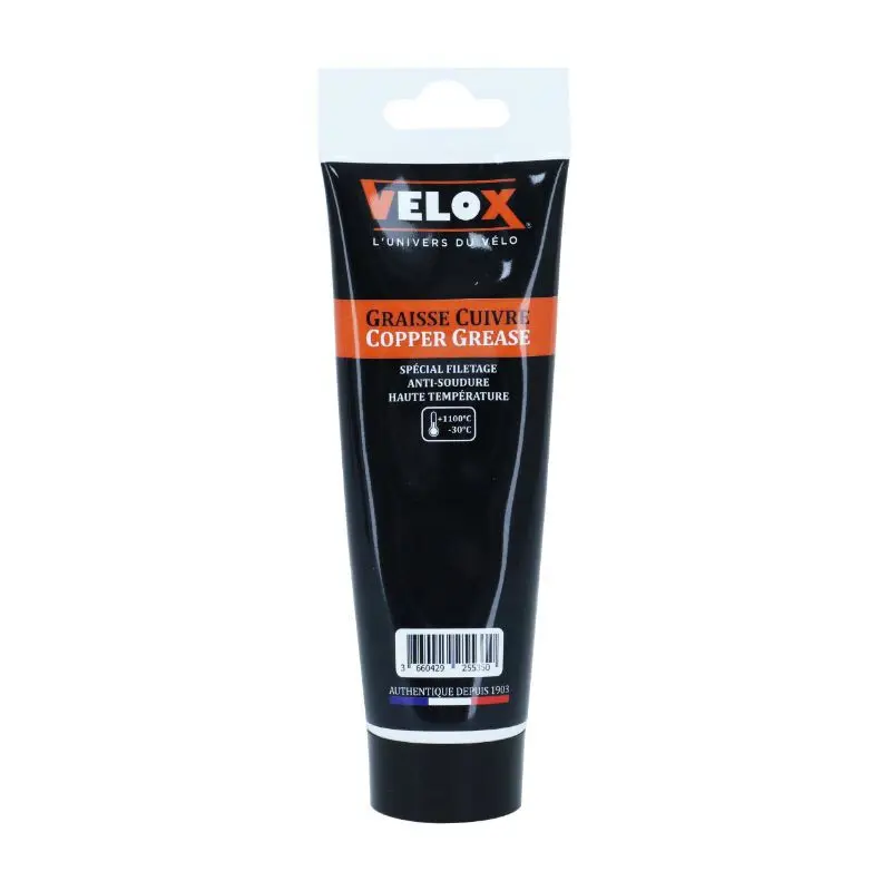 Velo Store - UK Anti-seize copper bicycle grease in tube Velox | Extra 10% off with Subscription, Postage £16.79 to UK Fedex.
