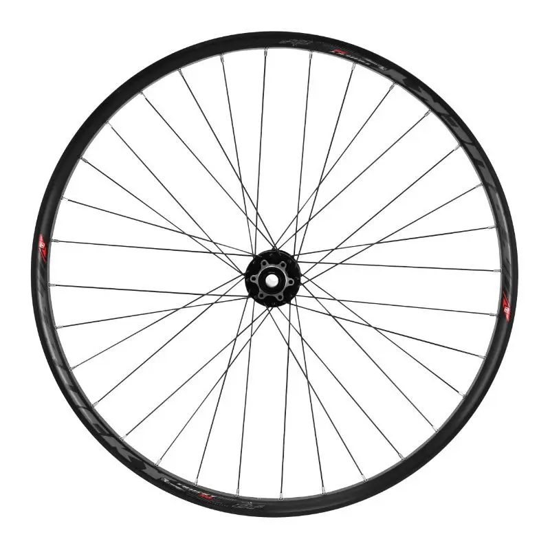 Image of Laufrad MTB Disc Vorderrad Nabe Lager Disc 6 Loch (Tubeless und Tubetype kompatibel) für Steckachse 15-100 für Reifen 27.5 x 2.00-2.50 - Innenfelge 30 mm Velox Trucky 30