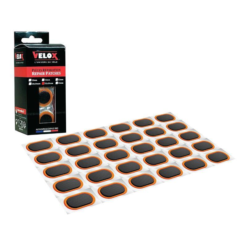 Velo Store - UK Pack of 50 road-city-mountain bike tire repair patches Velox 32 x 50 mm | Extra 10% off with Subscription, Postage £16.79 to UK Fedex.