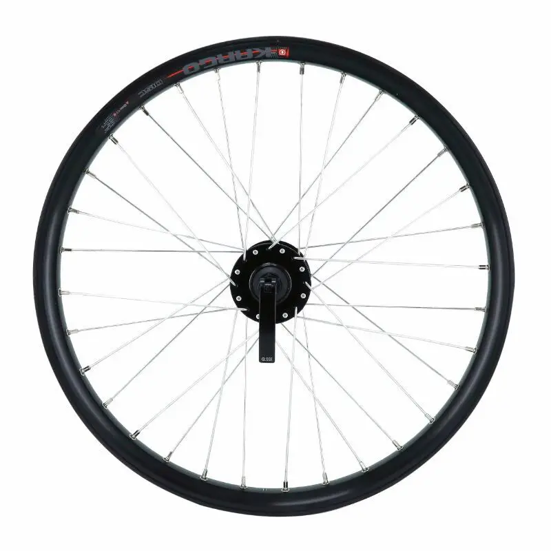 Velo Store - UK Front wheel double-walled disc with eyelets 6-hole locking hub Velox Kargo VAE | Extra 10% off with Subscription, Postage £16.79 to UK Fedex.
