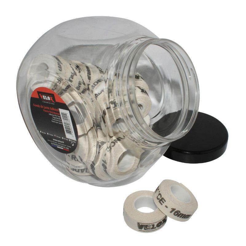 Velo Store - UK Jar of 30 rolls of adhesive rim tape Velox 16 mm | Extra 10% off with Subscription, Postage £16.79 to UK Fedex.