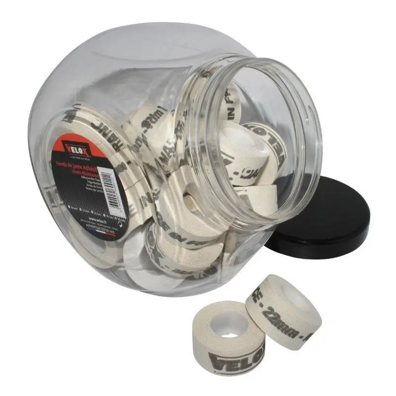 Velo Store - UK Jar of 30 rolls of adhesive rim tape Velox 22 mm | Extra 10% off with Subscription, Postage £16.79 to UK Fedex.