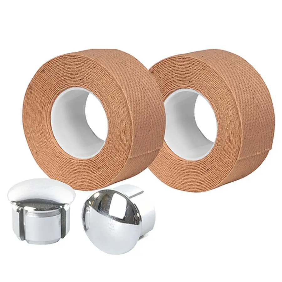 Velo Store - UK Upper cotton handlebar tape with handlebar end Velox Tressostar 90 | Extra 10% off with Subscription, Postage £16.79 to UK Fedex.