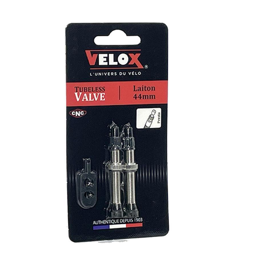 Velo Store - UK Tubeless tire valves brass Velox Presta (x2) | Extra 10% off with Subscription, Postage £16.79 to UK Fedex.