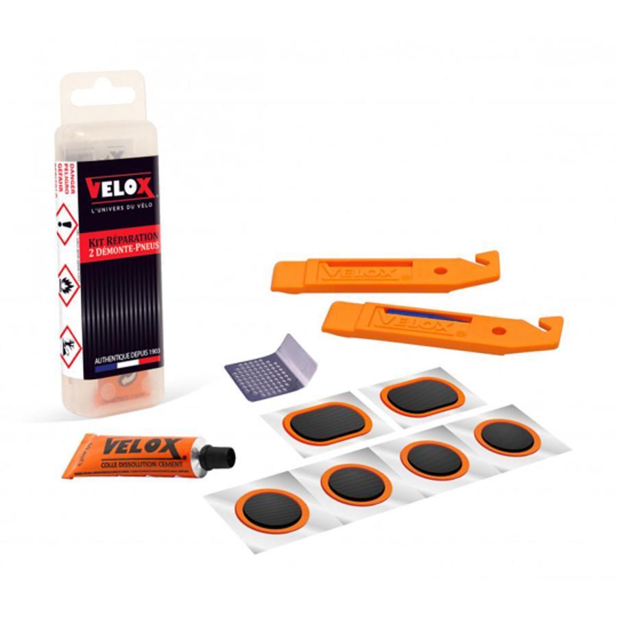 Velo Store - UK 6-piece repair kit + dissolution + 1 rape+ bicycle tire remover Velox | Extra 10% off with Subscription, Postage £16.79 to UK Fedex.