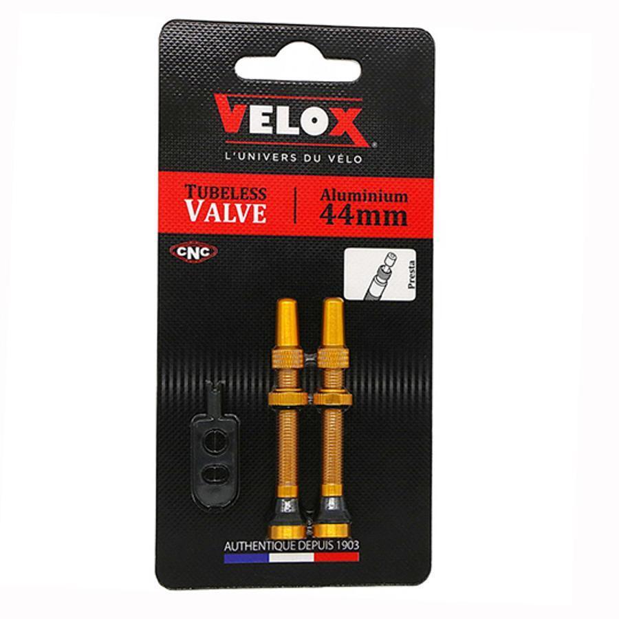 Velo Store - UK Tubeless alu tire valves Velox Presta (x2) | Extra 10% off with Subscription, Postage £16.79 to UK Fedex.