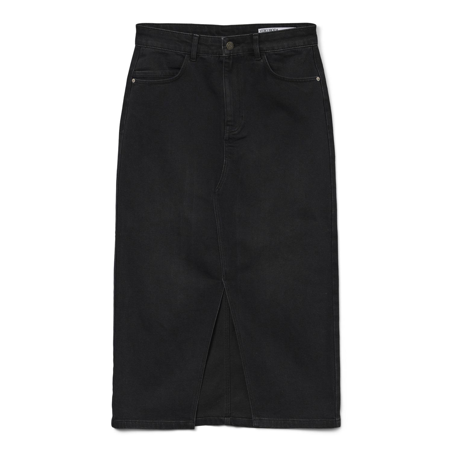 5715720346493 - Hochtaillierter Midijupe aus Jeans für Damen Natalie Mix