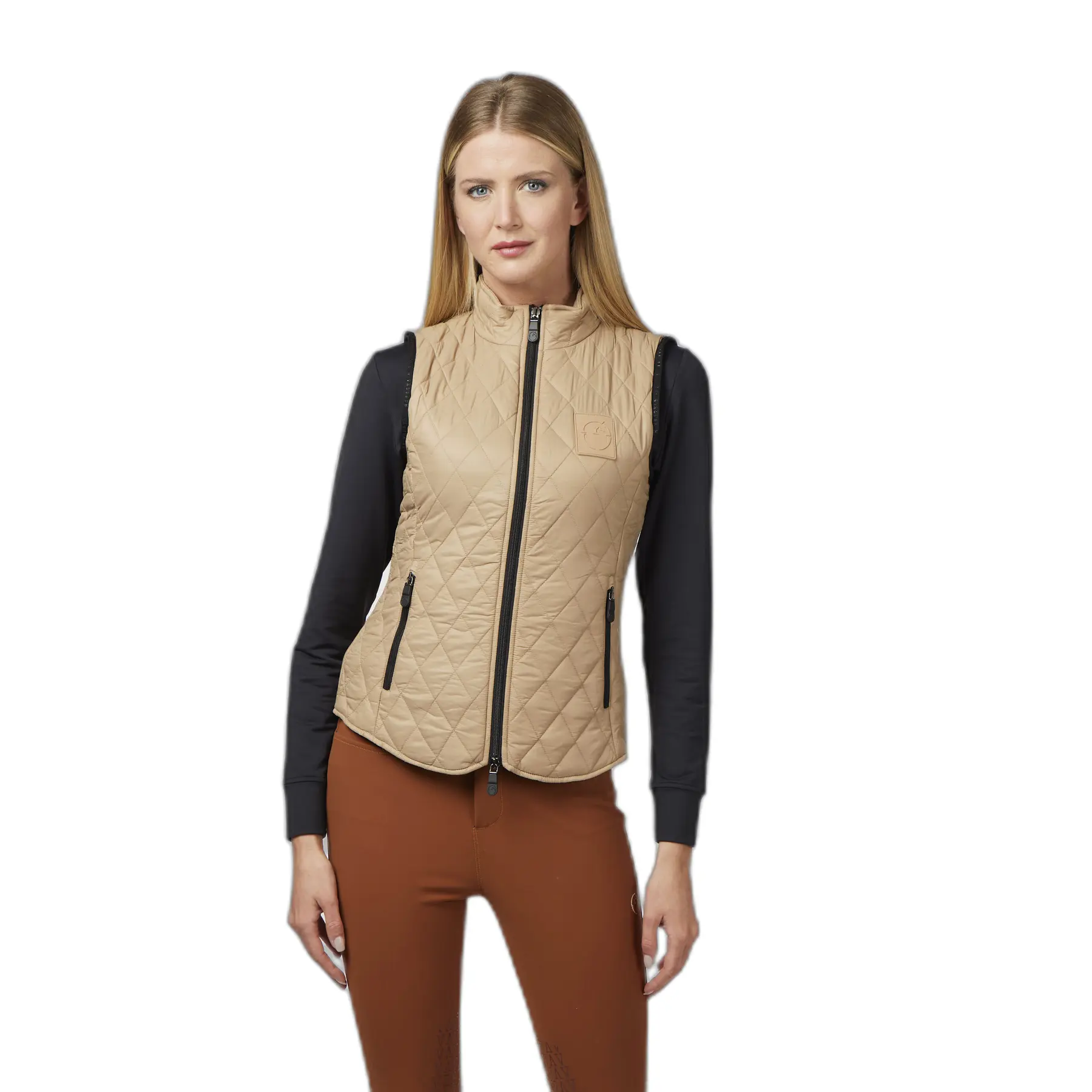 Comparer les prix de Veste équitation sans manches zippé femme Vestrum Gunsan