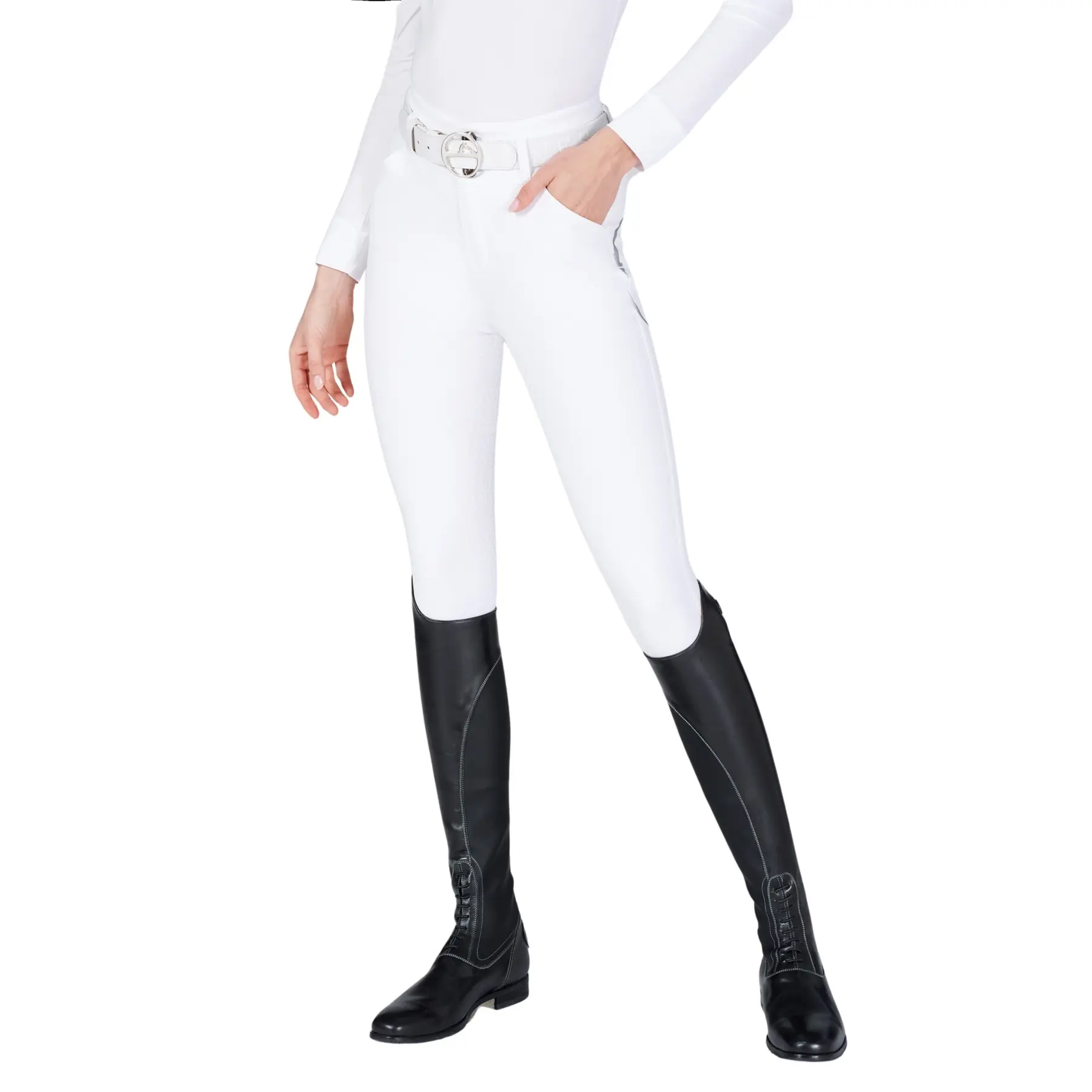 Comparer les prix de Pantalon de concours équitation full grip femme Vestrum Movleno V