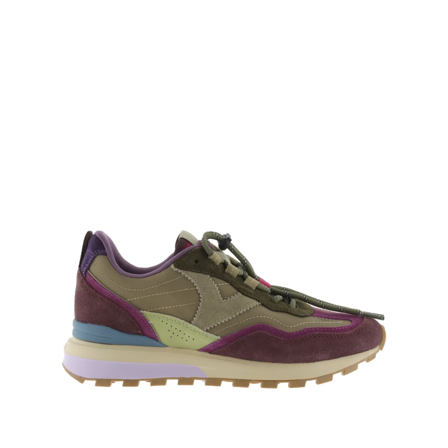 Nylon- und Wildleder-Sneaker Victoria Luna