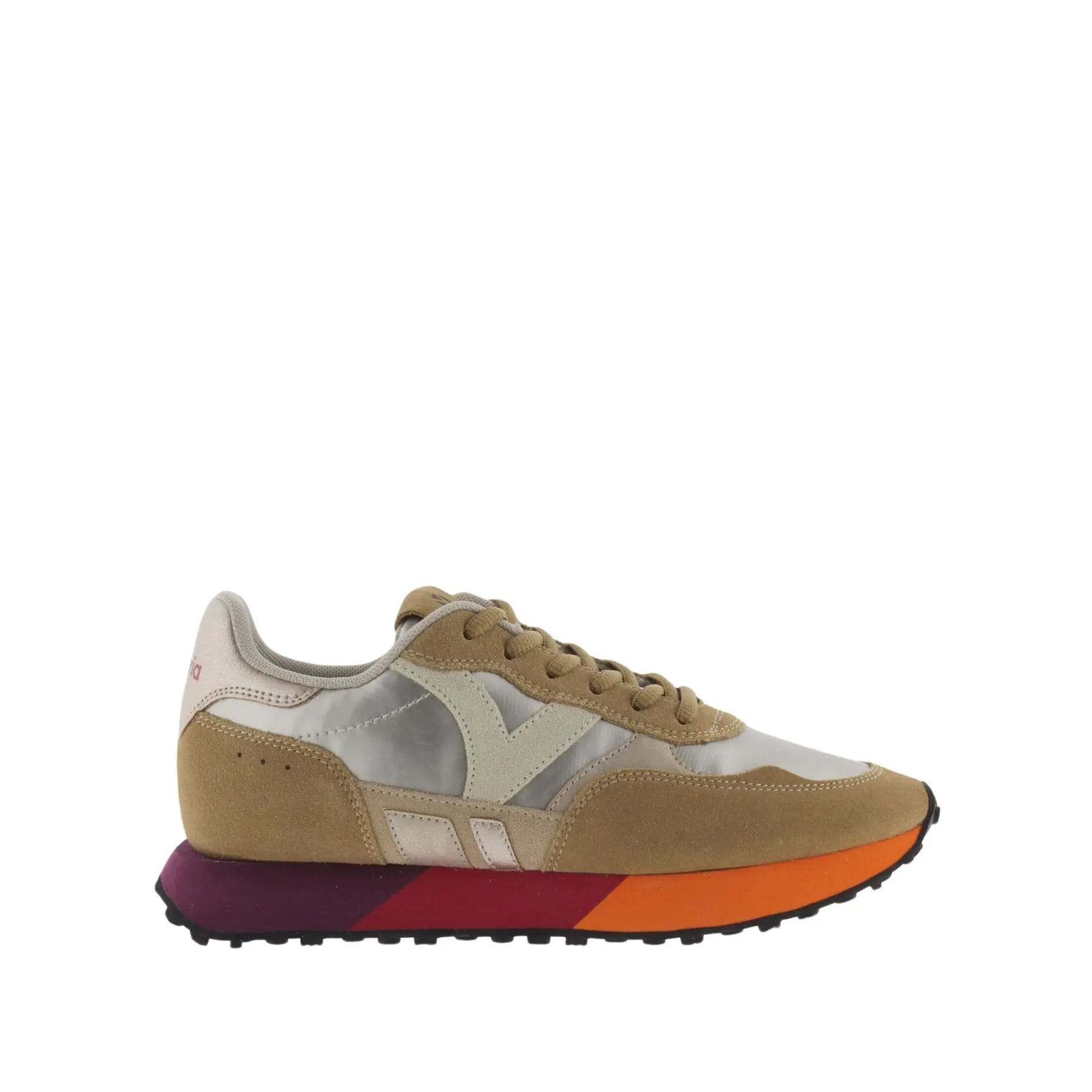 8433101142645 - Sneakers Nylon Metall und Spaltleder Damen Nova