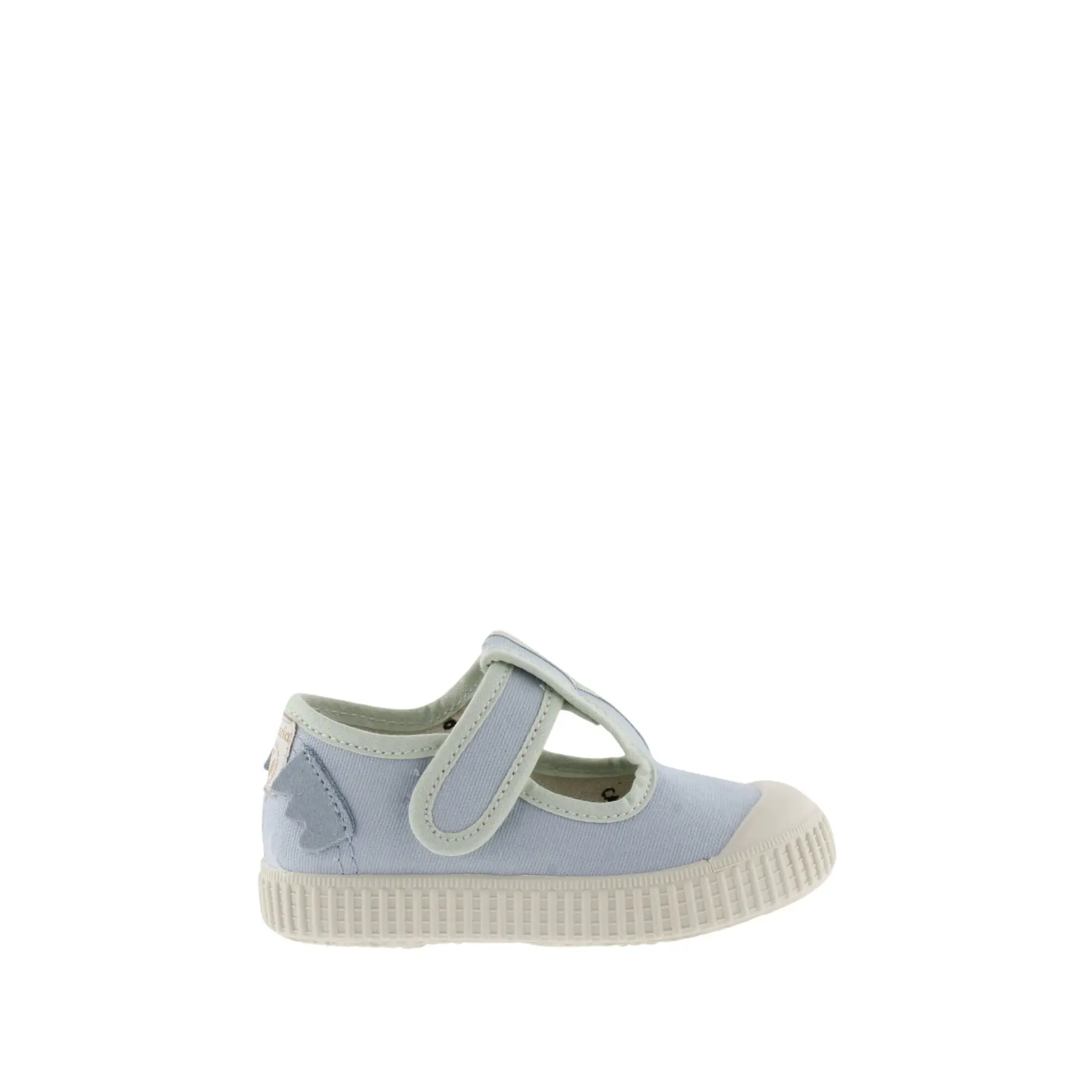 Sneakers aus Leinen mit Tiermotiv, Mädchen Victoria 1915