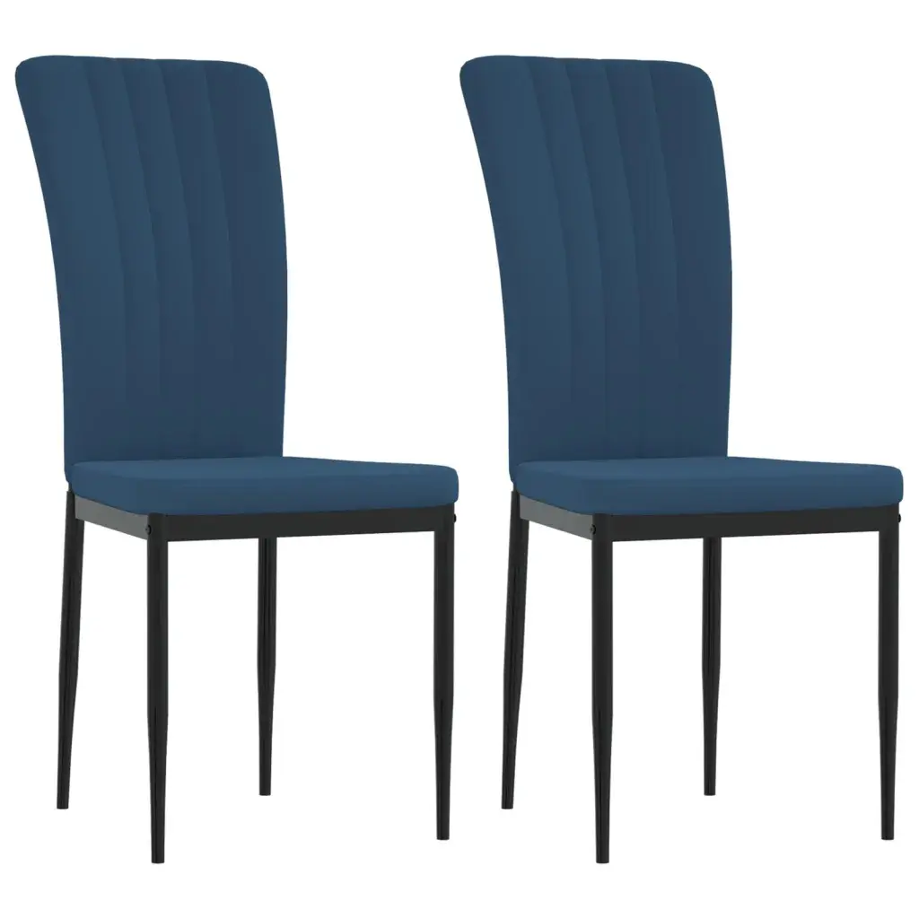 Chaises à manger vidaXL velours