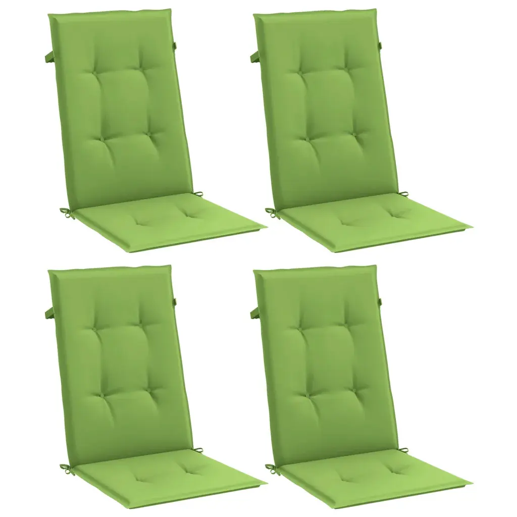Comparer les prix de Coussin de chaise à dossier haut vidaXL (x4)