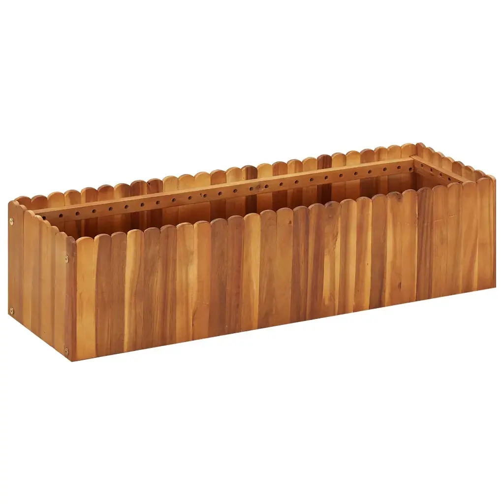 Lit surélevé de jardin bois massif d'acacia vidaXL