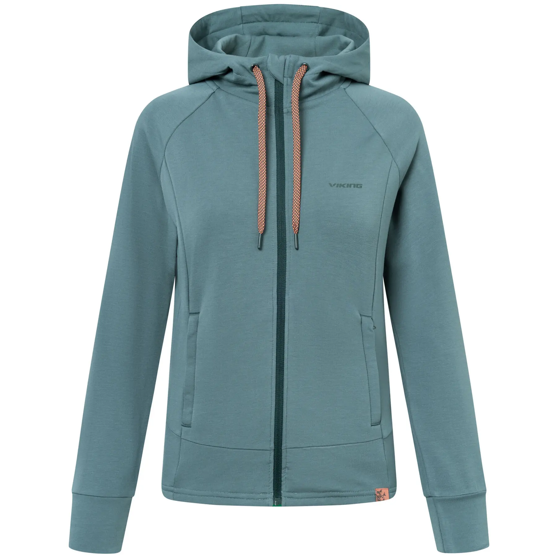Viking Women's Turquoise Hooded Sweatshirt Lonetree Mid
