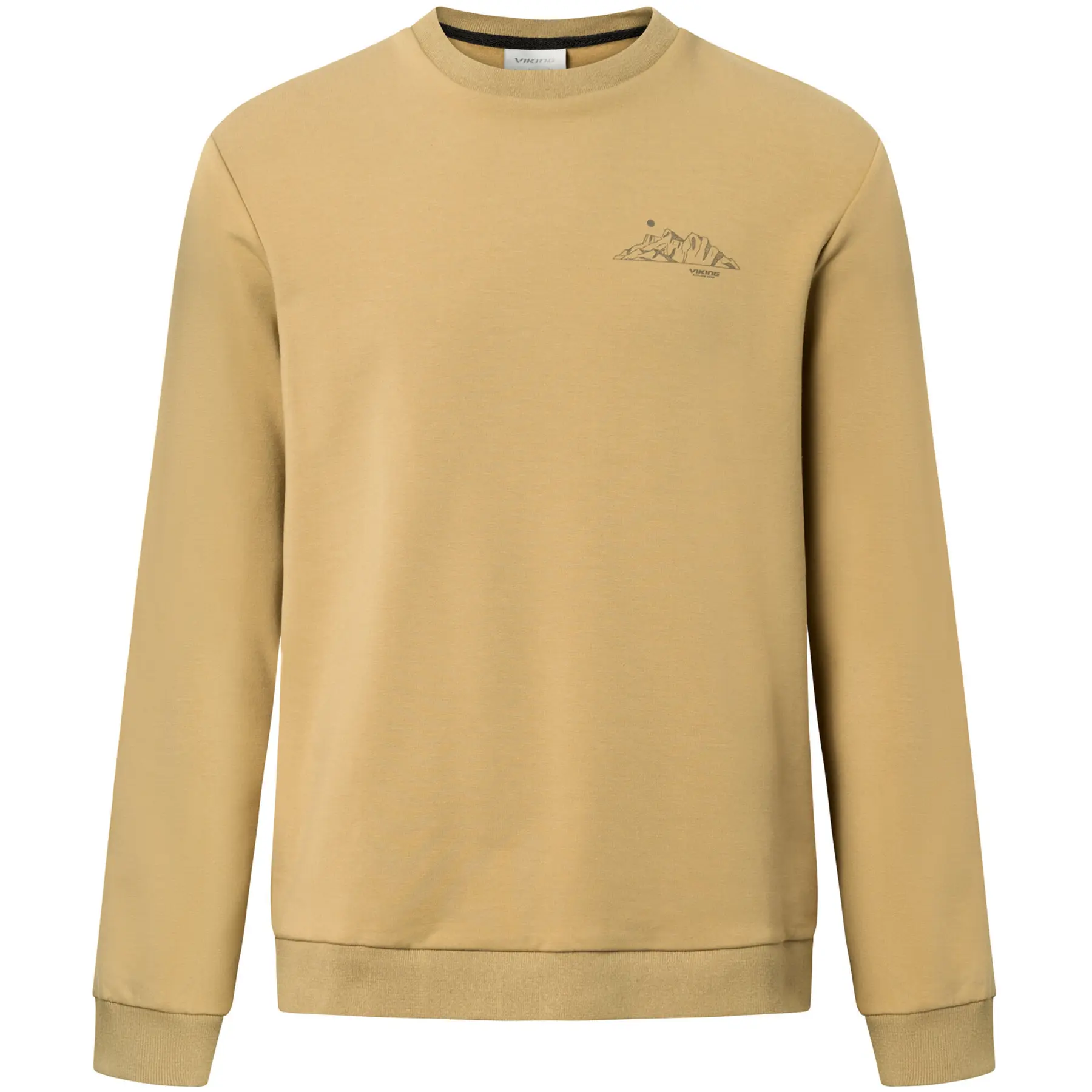 Viking Men's Beige Round Neck Sweatshirt Escape Bamboo