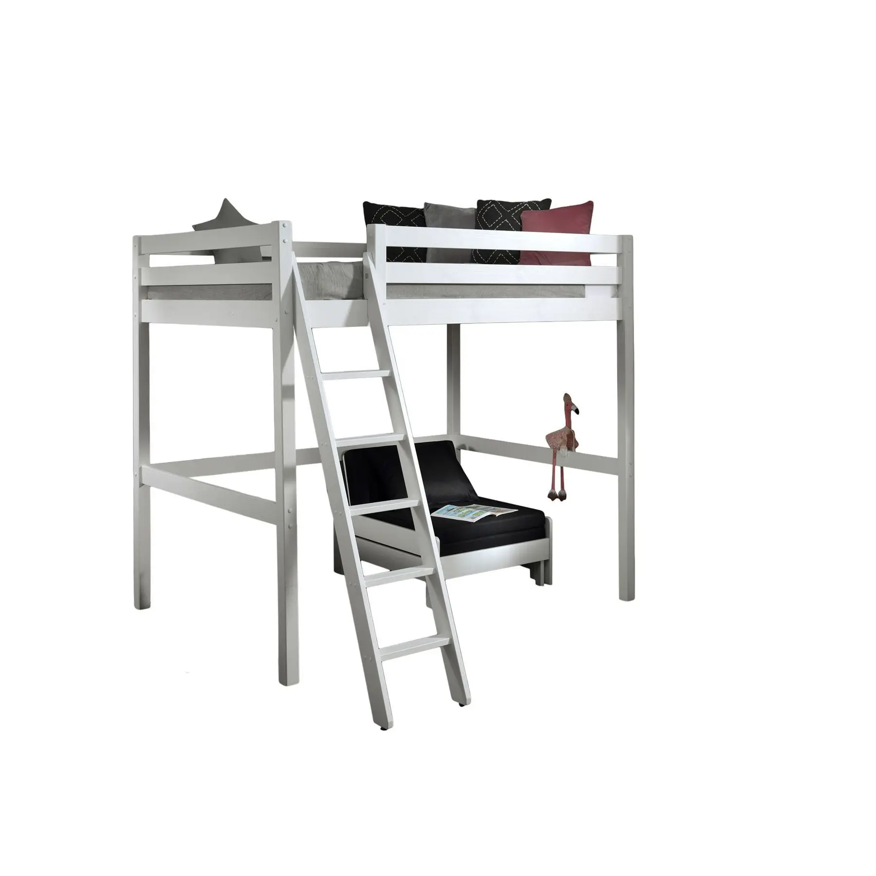 Lit mezzanine et lit fauteuil enfant Vipack Pino PIMZ1414+PIOLZB14-4/5+PIOLZBMA-5/5 Lit mezzanine et lit fauteuil enfant Vipack Pino PIMZ1414+PIOLZB14-4/5+PIOLZBMA-5/5
