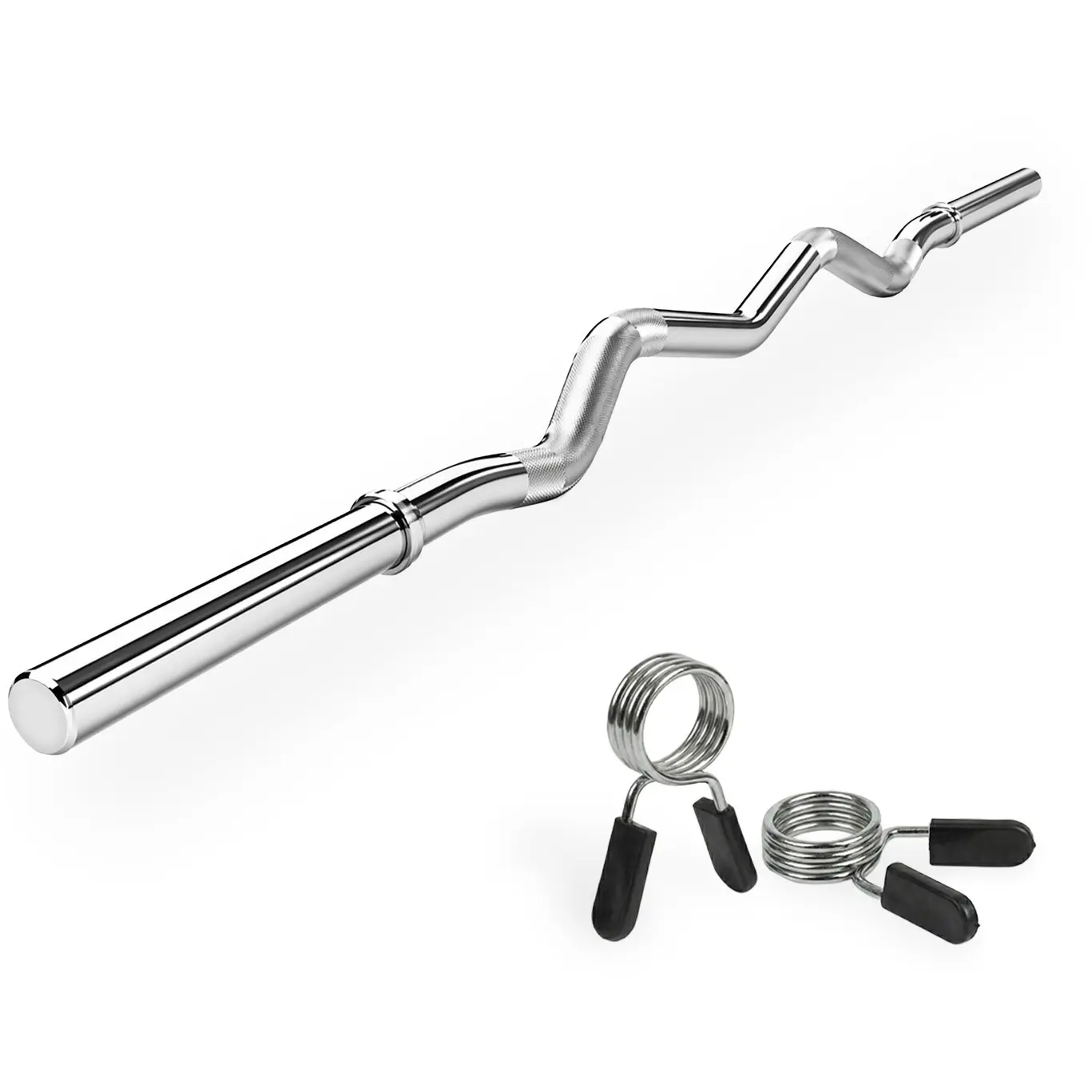 Federclip-Hantelstange VirtuFit