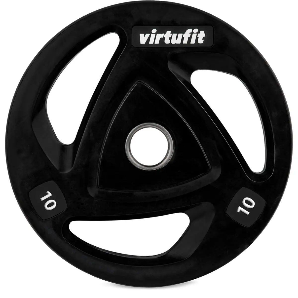 Olympische Krafttrainingsscheibe aus Gummi VirtuFit