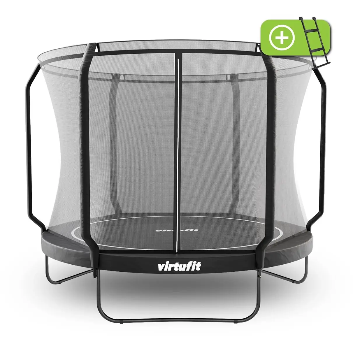 Fitness-Trampolin mit Sicherheitsnetz VirtuFit Premium
