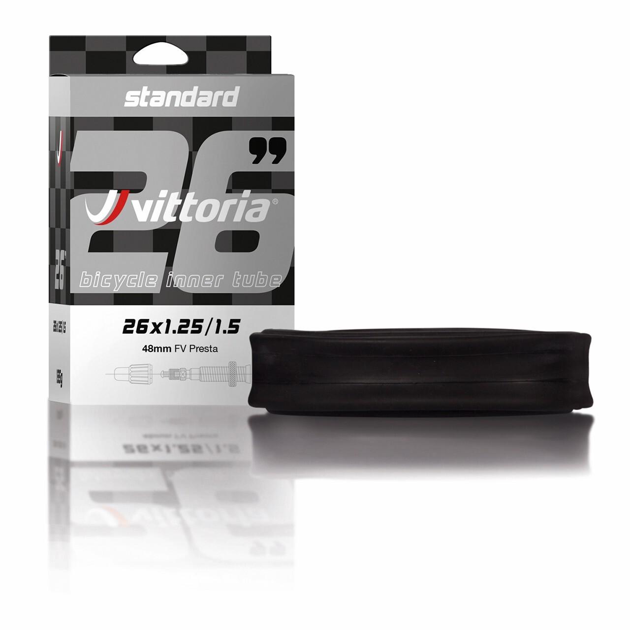 Velo Store - UK Standard mountain bike inner tube Vittoria CAA Schrader | Extra 10% off with Subscription, Postage £16.79 to UK Fedex.