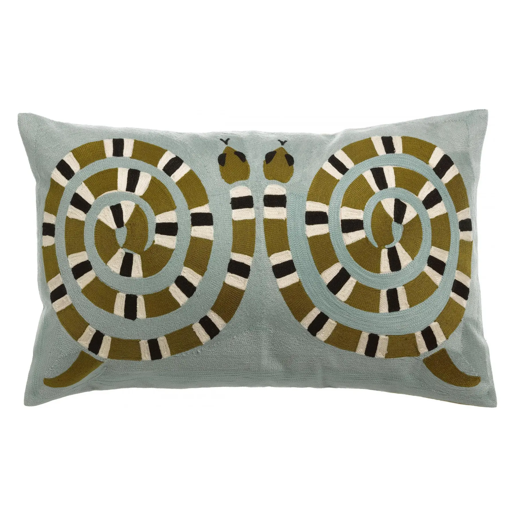 3210801263093 - Besticktes Kissen Yoka