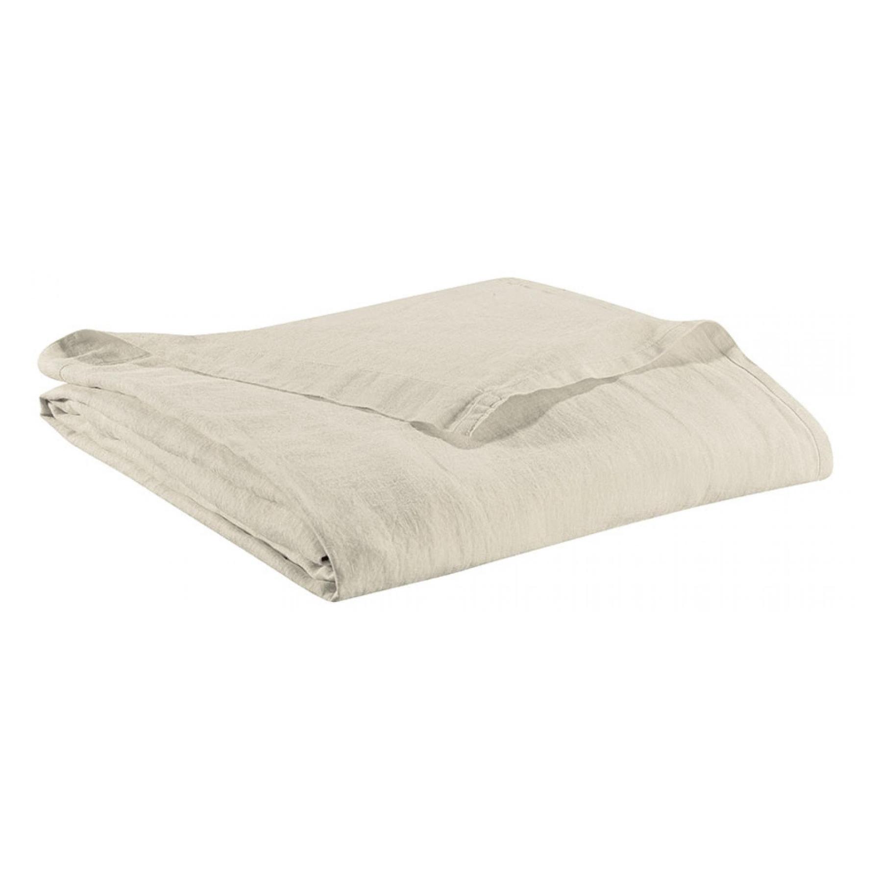 3660565063703 - Flachbettlaken aus Baumwolle stonewashed Zeff