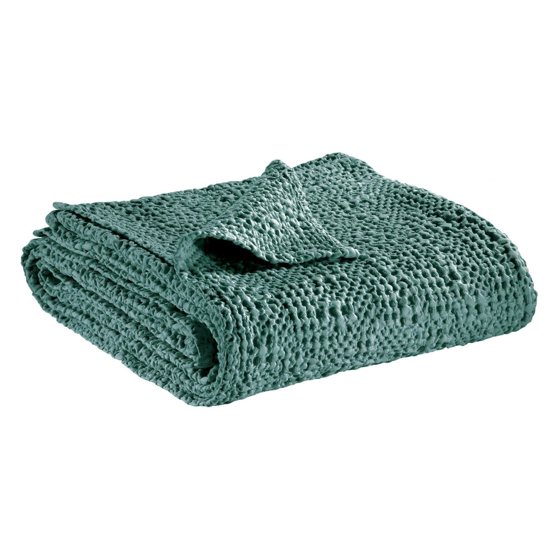 3660565085279 - Bettüberwurf aus Baumwolle stonewashed Tana