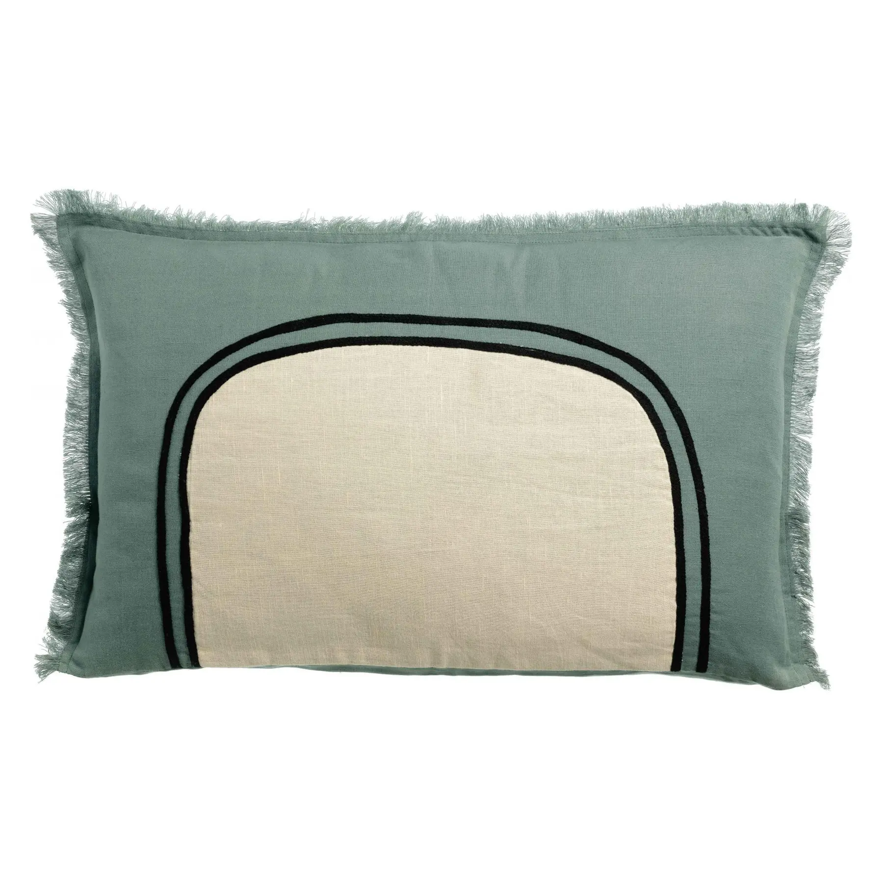 3210801768079 - Zweifarbiges Kissen Laly